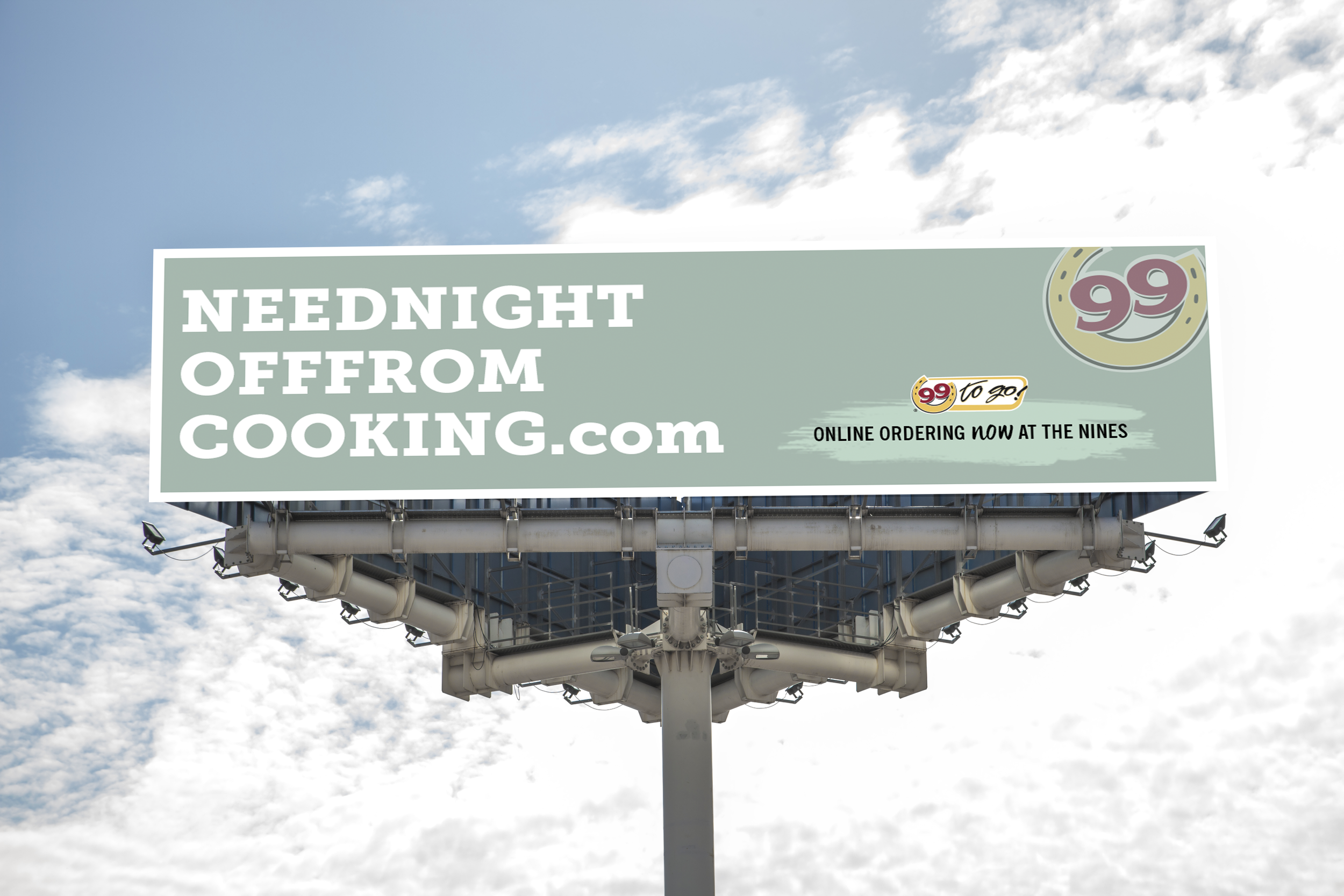 Ninety Nine Restaurants Billboard Mockup