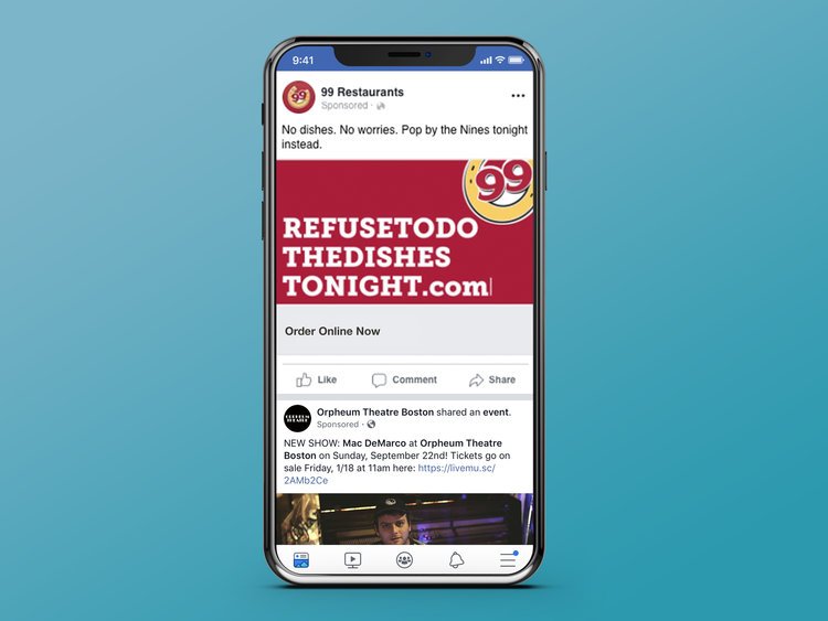 Ninety Nine Restaurants Campaign Ad
