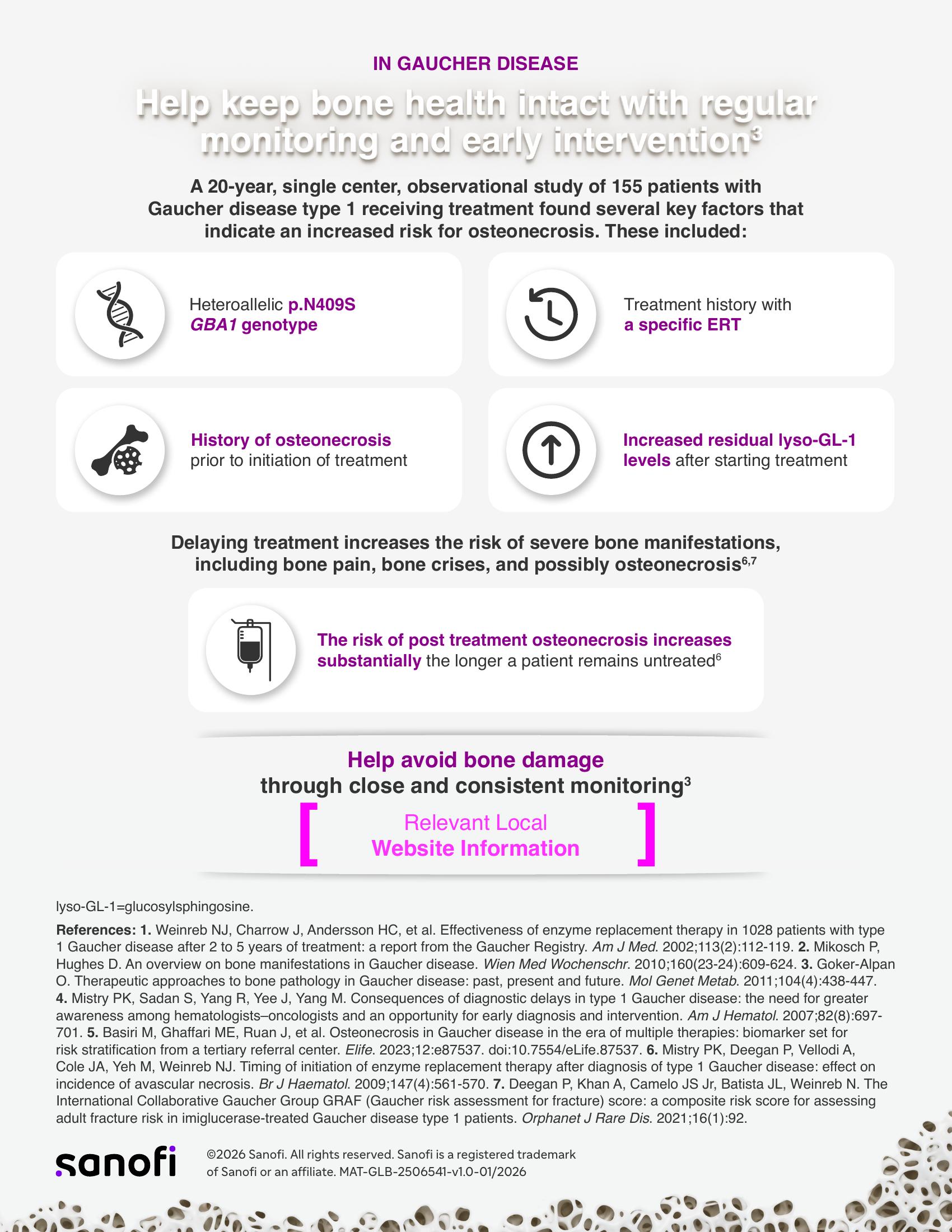 Bone Health Matters flashcard back, monitoring and early intervention guidance