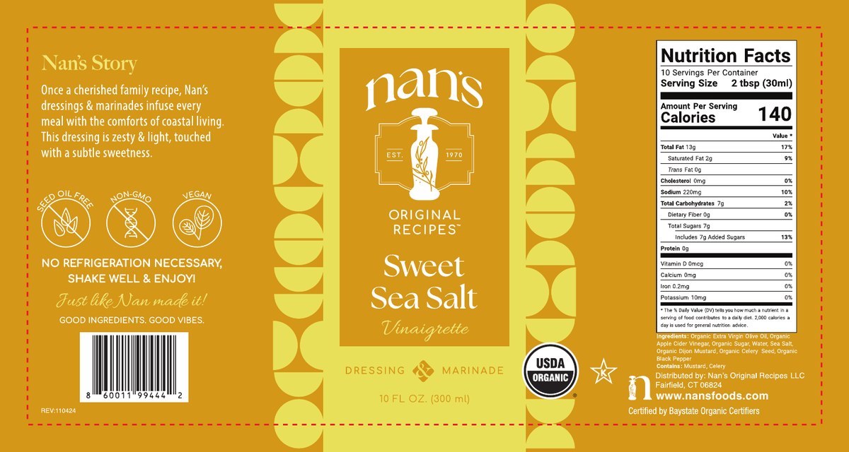 Sweet Sea Salt Label