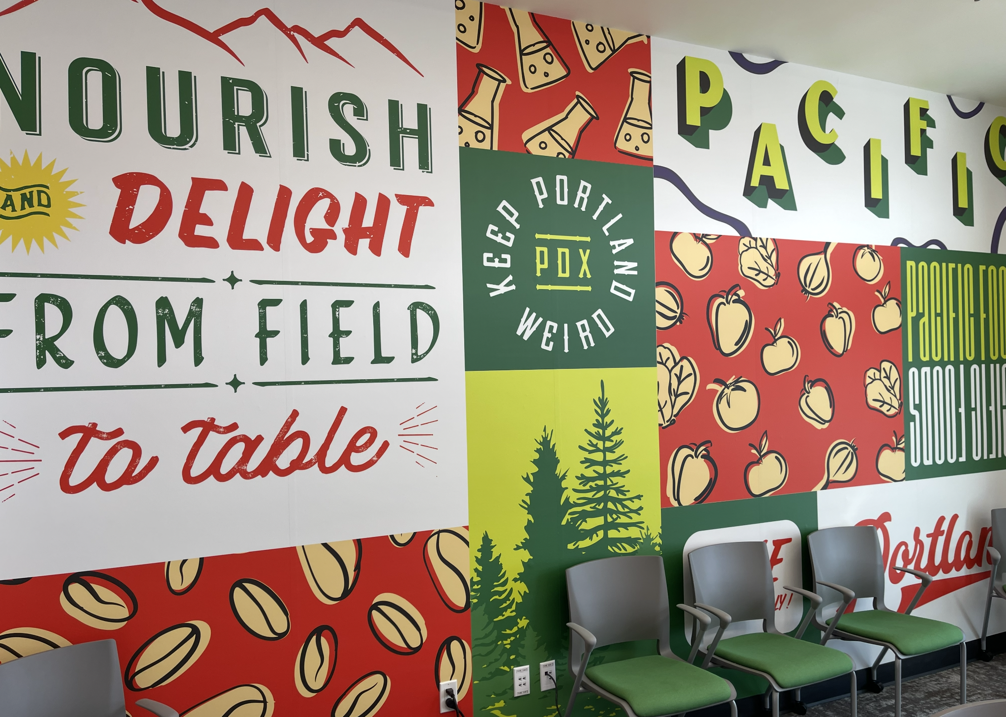 Pacific Foods Nourish Delight Mural Wide